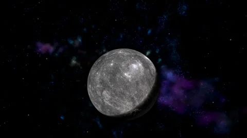 Moon In Outer Space Stock Footage 279912683