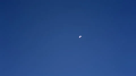 Moon Over Blue Sky 1 스톡 동영상 49801905