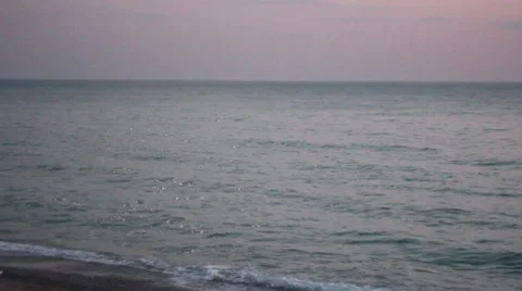 Moon Path Stock Footage 8539897