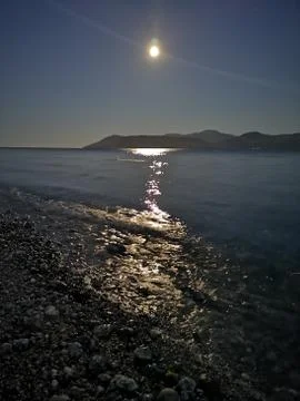 Moon Pebble Stock Photos