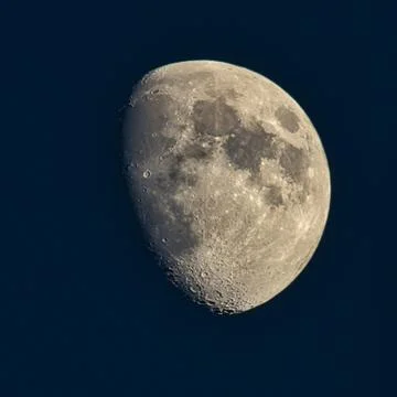 Moon phase - sharp details Stock Photos