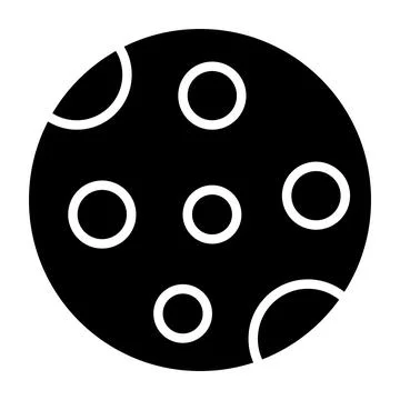 Moon phase Vector Icon Design Illustration Stock Illustration