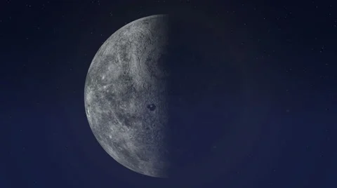 Moon Phases  - 4K Resolution Ultra HD Stock Footage 45372913