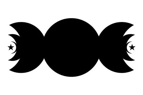 Moon phases flat icon illustration isolated on white background. Ilustração Stock