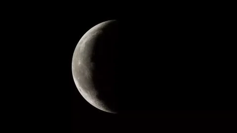 MOON PHASES TIMELAPSE Stock Footage 285779002