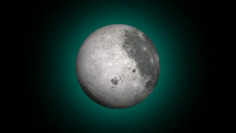 Moon planet animation. Stock Footage 298985907
