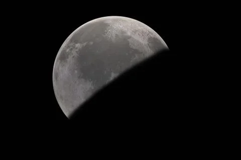 Moon planet in outer space showing the beauty of space exploration concept Stock-Illustration