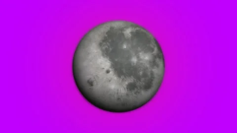 Moon planet rotating with background. Stock Footage 298986383