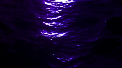 Moon Reflection In The Ocean Stock-Footage 193764629