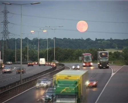 MOON RISE Stock Footage 564184