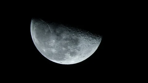 Moon Rises 1080p/24fps Stock Footage 100520354