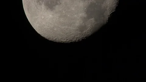 Moon Rising Time Lapse Stock Footage 77129339