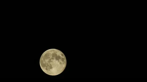 Moon Rising Timelapse Stock Footage 12343408