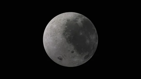 Moon Rotate 4k Video stock 169315246