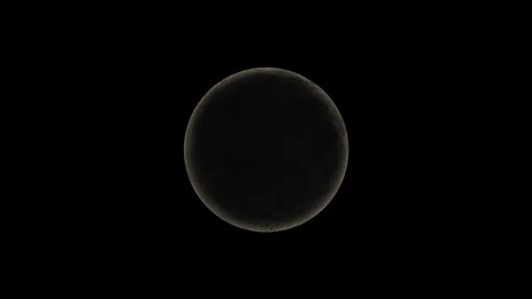 Moon rotating seamless loop 4K 04 Stock Footage 121347727