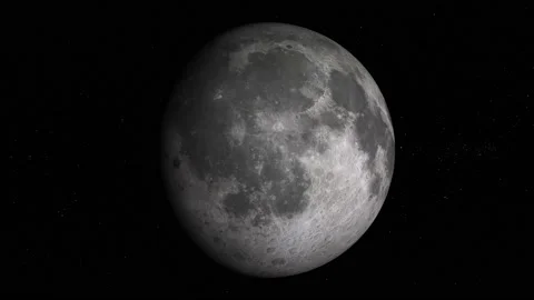 Moon Rotating Seamless Looping Vidéo 213027129