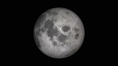 Moon rotation Stock Footage 151360167