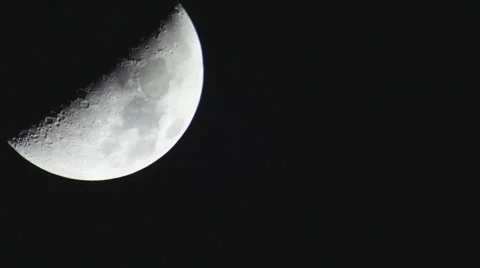 Moon Scary Night Stock Footage 2872845