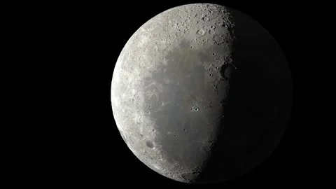 The Moon, As Seen By Nasa Astronauts Stock Footage 329545584