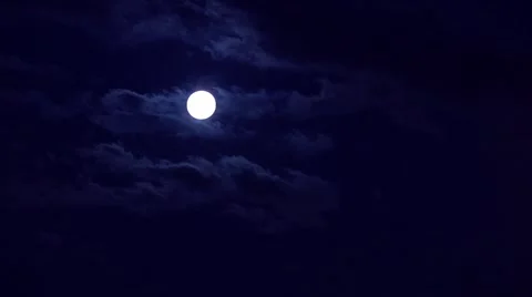 Moon set in moscow Video stock 64710176