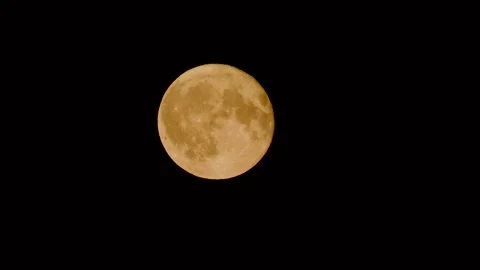 MOON SHIMMERING AT NIGHT Video stock 300804611