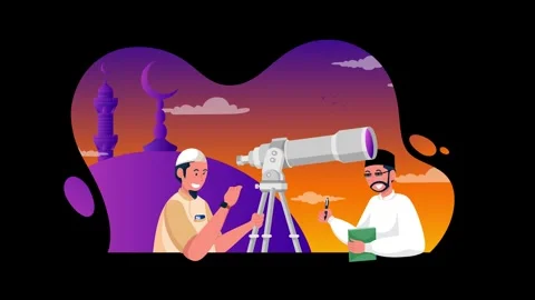 Moon Sighting Stock Footage 276131437