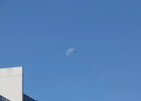 Moon in the sky during daytime Stock Photos