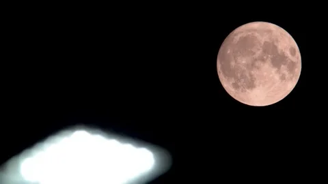 The moon in the sky Stock Footage 251245084