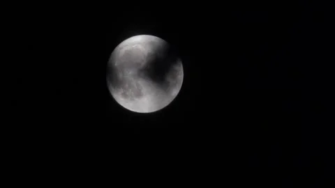 The moon in the sky Stock Footage 251245272