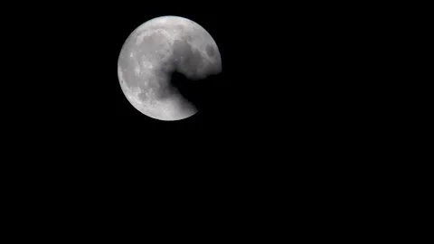 The moon in the sky Stock Footage 251245361