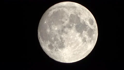 Moon in the sky, full moon, full moon close up, full moon at night, 動画素材 156519781