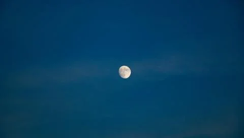 Moon in the sky, moon in the night Stock Photos