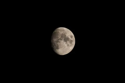The moon on the sky by night Foto stock