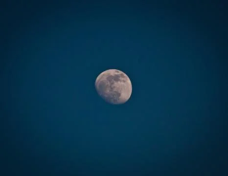 The moon in the sky Stock Photos