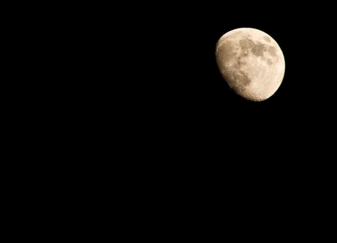 Moon In The Sky Stock Photos