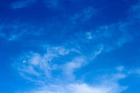 Moon in the sky Stock Photos