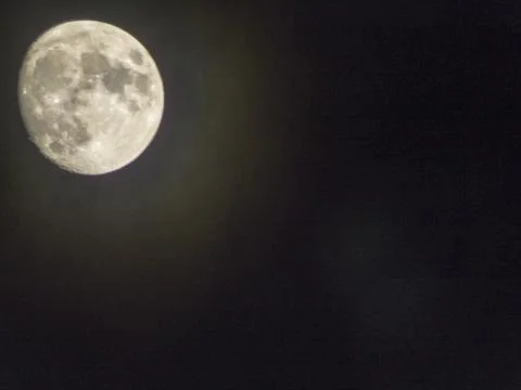 The moon in the sky Stock Photos