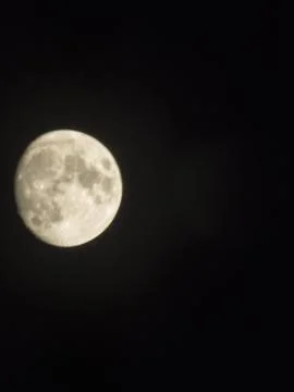 The moon in the sky Stock Photos