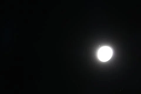 Moon in the sky Stock Photos