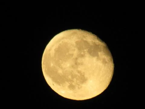 Moon in the sky Foto stock