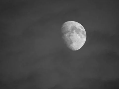 Moon in the sky Stock Photos