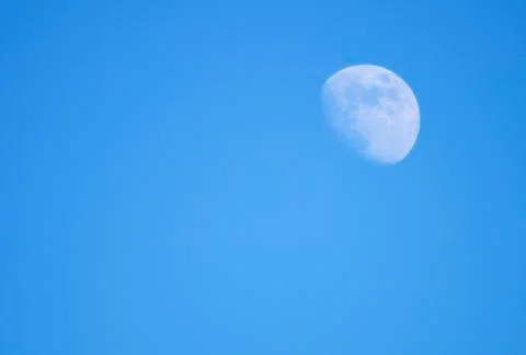 Moon in the sky Stock Photos