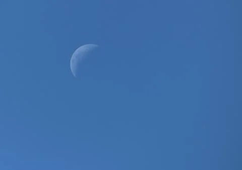 Moon in the sky Fotos de archivo