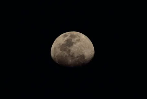 Moon in sky Stock-Fotos