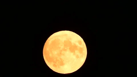 Moon slowly moving Stock Footage 162631275