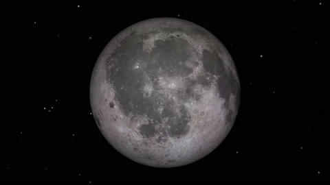 Moon with star Video stock 152956122