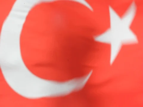 Moon star Turkish flag Stock Footage 78003300