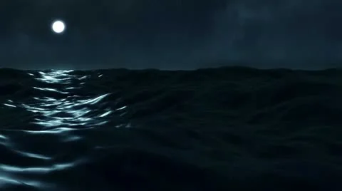 Moon - Stormy Seas 스톡 동영상 10729216