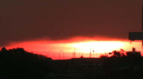 Moon, Sun, Sunrise, Sunset Stock Footage 694098