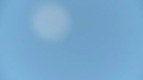 Moon at sunset focus 2 Video stock 10820134